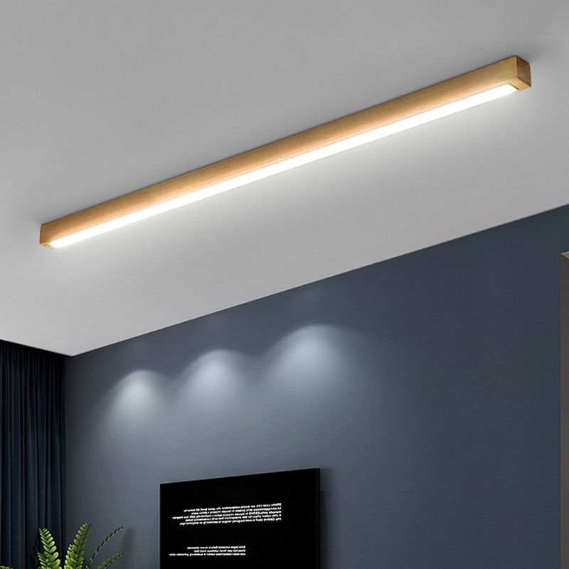 Linear Surface Mounted Lamp Nordic Acrylic Living Room LED Flush Ceiling Light