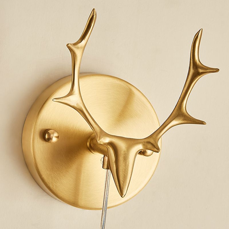 Modernism Wooden Shade Wall Lighting 1-Light Wall Mount Light for Foyer