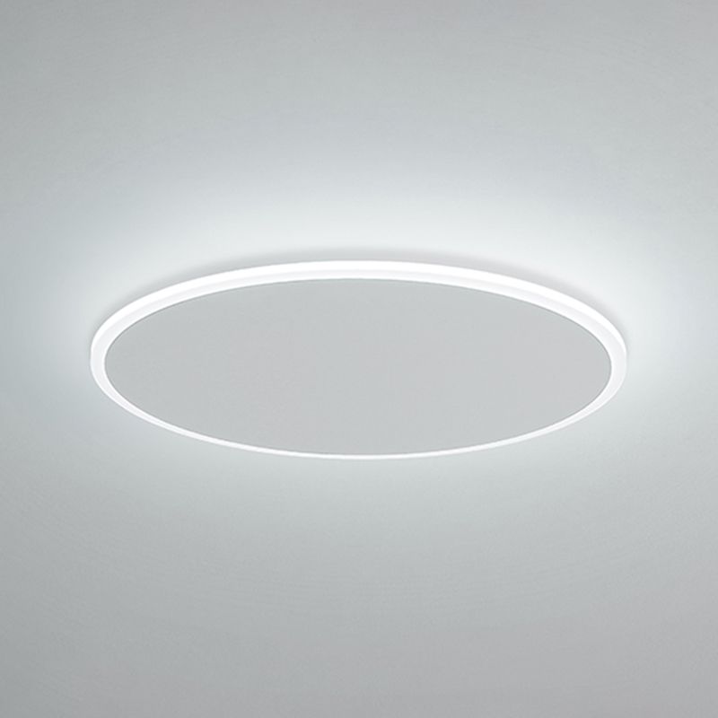 Metal Circular Techo Flush Montaje Luce de techo blanco LED nórdico Lámpara de techo blanco
