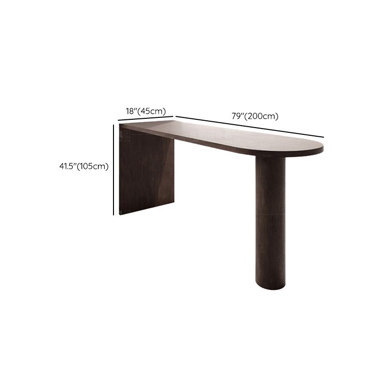 Industrial Style Rectangle Bar Table 1/2/5 Pieces Wood Bar Table Set for Kitchen