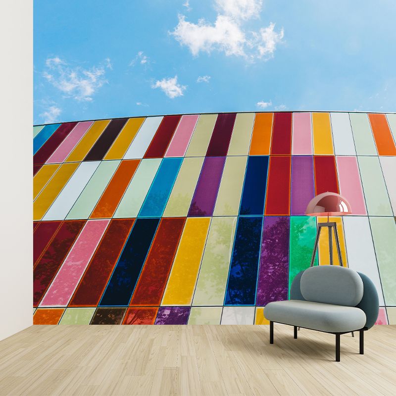 Modern Building Mural Wallpaper Custom-Made Wall Covering for Meeting Room