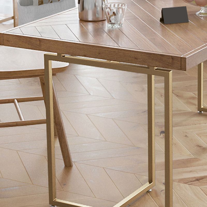 Pine Wood Industrial Dining Set 1/2/3/4/5 Pcs Dinette Set with Chairs and Bench