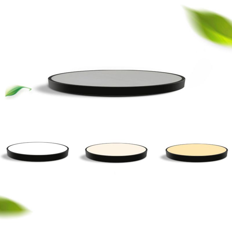 Thin Round Led Flush Mount Ceiling Light Modern Minimalist Macaron Style Aisle Balcony Bedroom Study Lamps