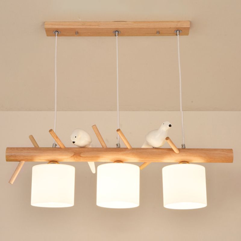 Lampada lampadina a globo Illuminazione a sospensione moderna in vetro bianco per il ristorante