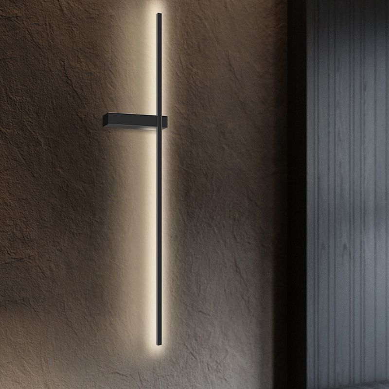 Modern Wall Lights Linear Wall Sconce Lighting Metal 1 Light Sconce Light Fixture
