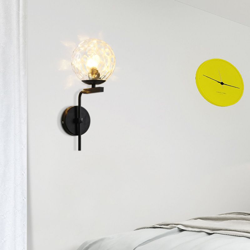 Éclairage mural en verre sphérique Contemporain Mont-Bulb Éclairage pour chambre à coucher