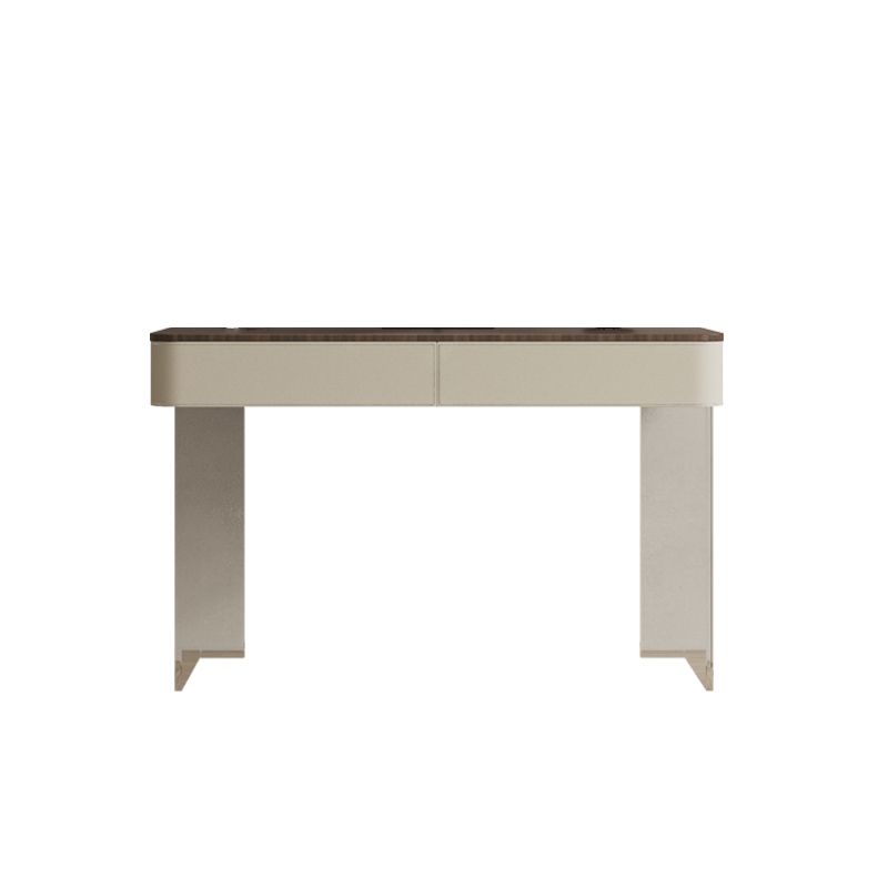 17.72" Wide Make-up Vanity in White Makeup Vanity Desk Table with Drawers