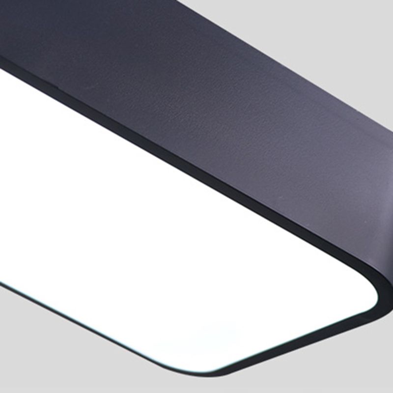 Plafoniera moderna Simplicity Lampada da incasso con paralume in acrilico per sala riunioni