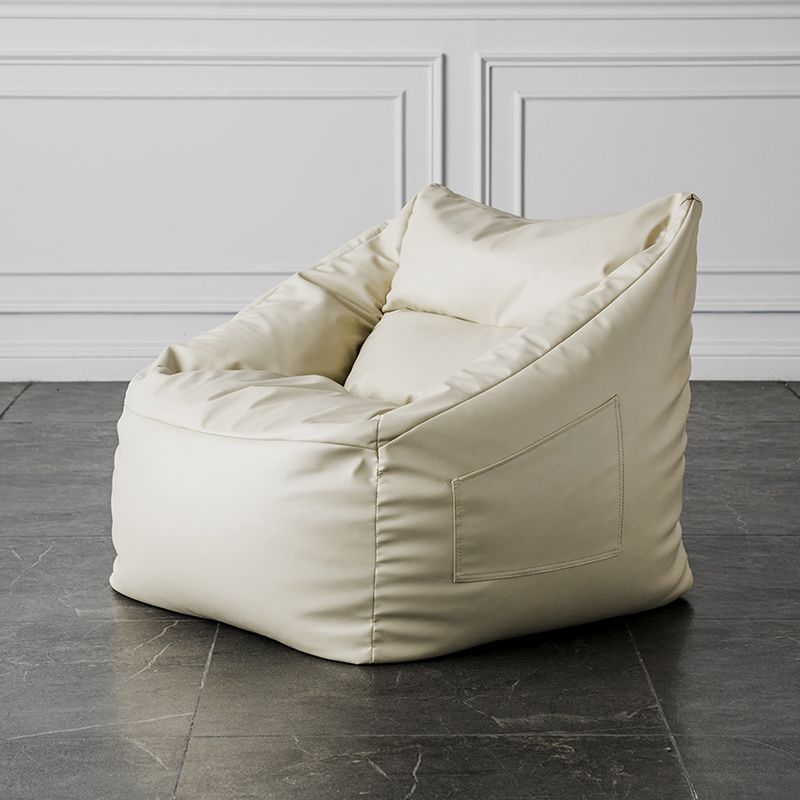 Faux Leather Barrel Arm Chair 33.46" L x 24.40" W x 23.62" H Accent Armchair