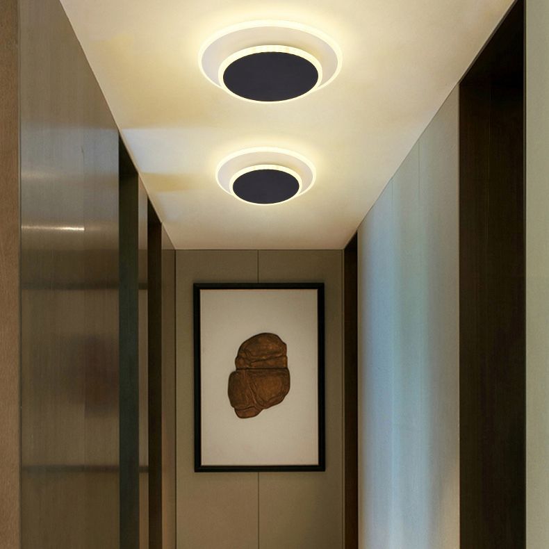 Contemporary Flush Mount Ceiling Lighting Fixture LED Ceiling Light for Bedroom