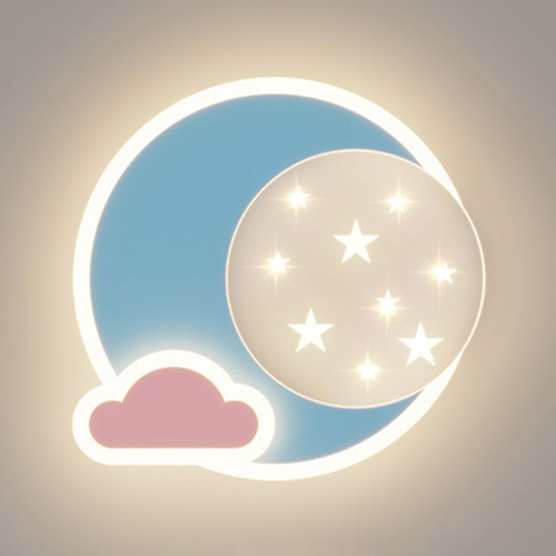 Cartoon LED Wall Lamp Children's Bedroom Wall Sconce Lighting