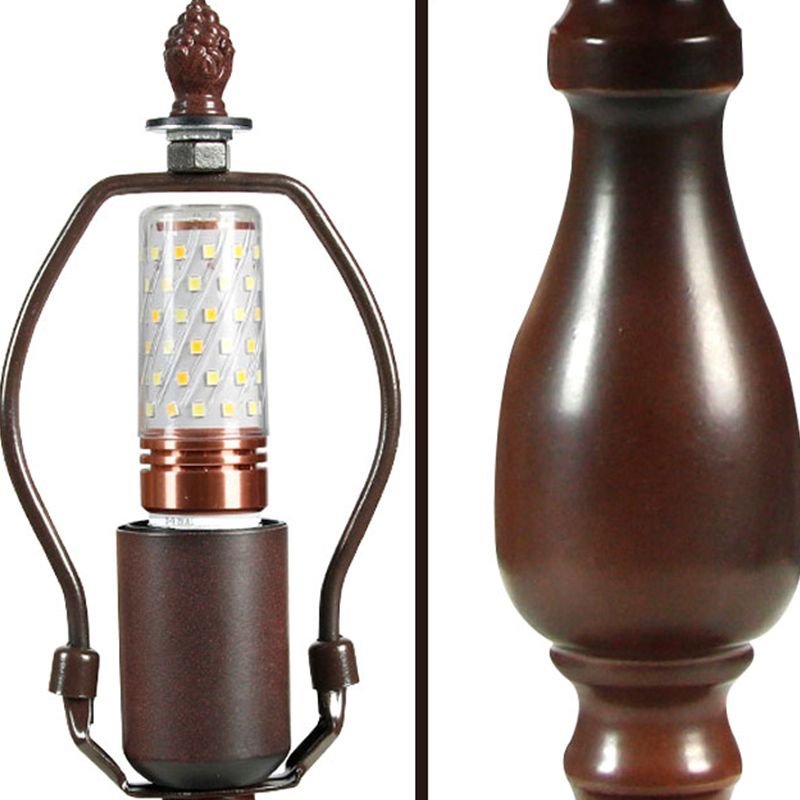 1 lichte geometrische nachttafellampen Tiffany -stijl glazen tafellamp