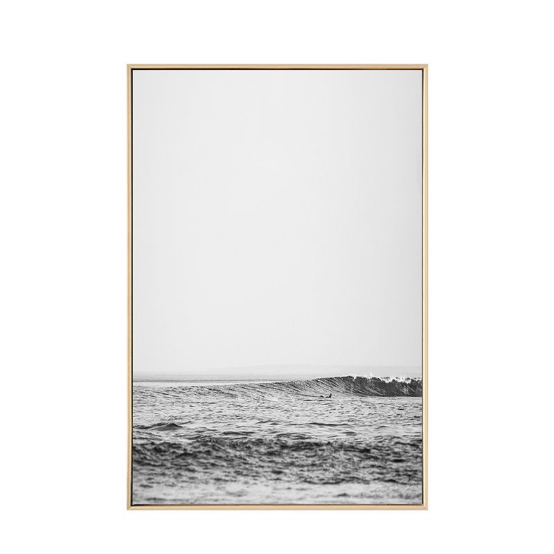 Tropix Photo Ocean Surface Art Print Toile texturée Couleur claire Décoration murale pour la maison
