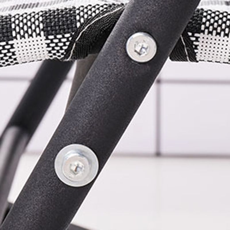 Modern Cotton Rocking Chair Reclining with Pillow for Living Room