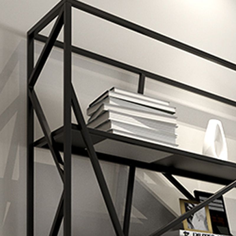Open Metal Etagere Bookcase Contemporary Rectangular Shelf Bookcase