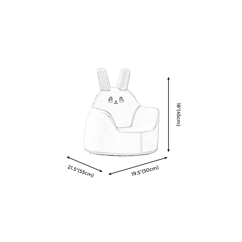 PU Arms Included Barrel Accent Chair with Fixed Back, Flared Arms for Living Room