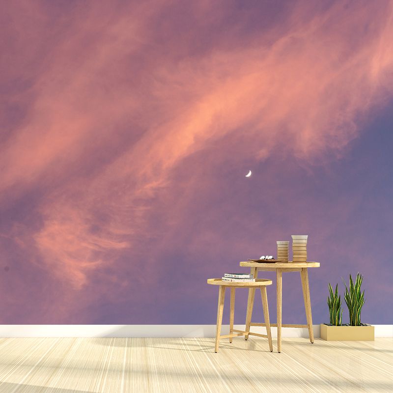 Sky Photography View Wall Mural Decoration for Kitchen Dining Room, Moisture Resistant