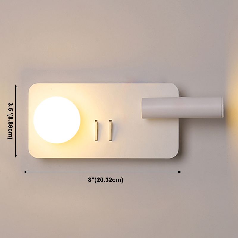 Wandleuchte Leuchte zeitgenössische weiße Wandleuchte für Schlafzimmer Lesen Licht