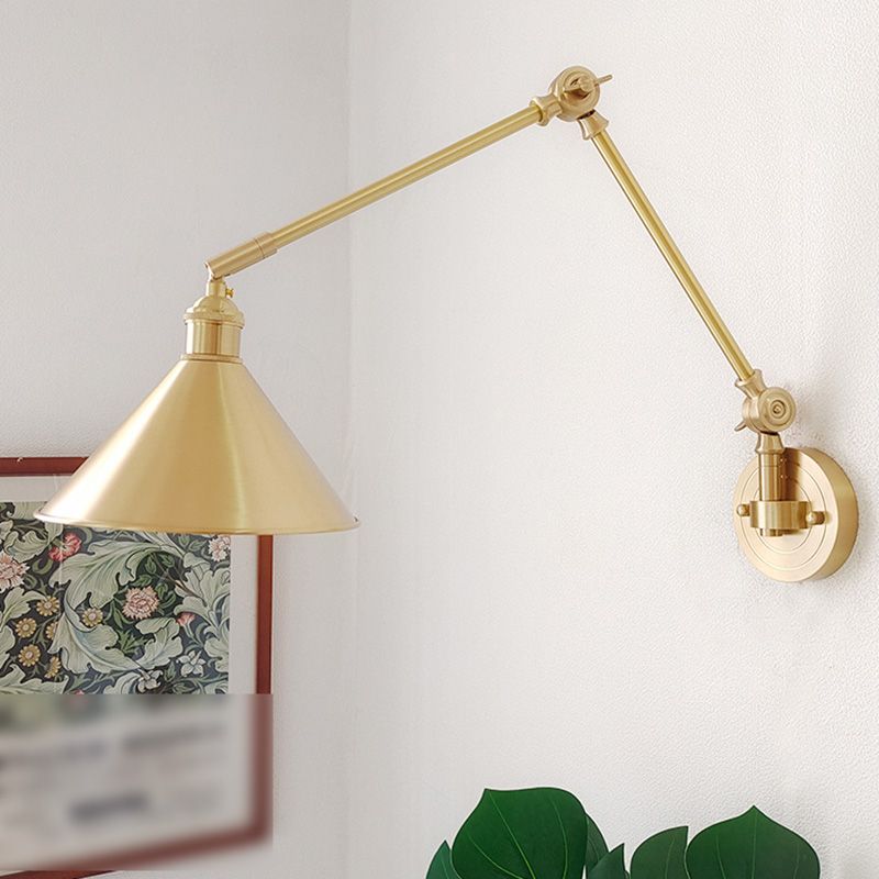 Modern Adjustable Wall Sconce One Head Wall Mounted Light Fixture for Living Room