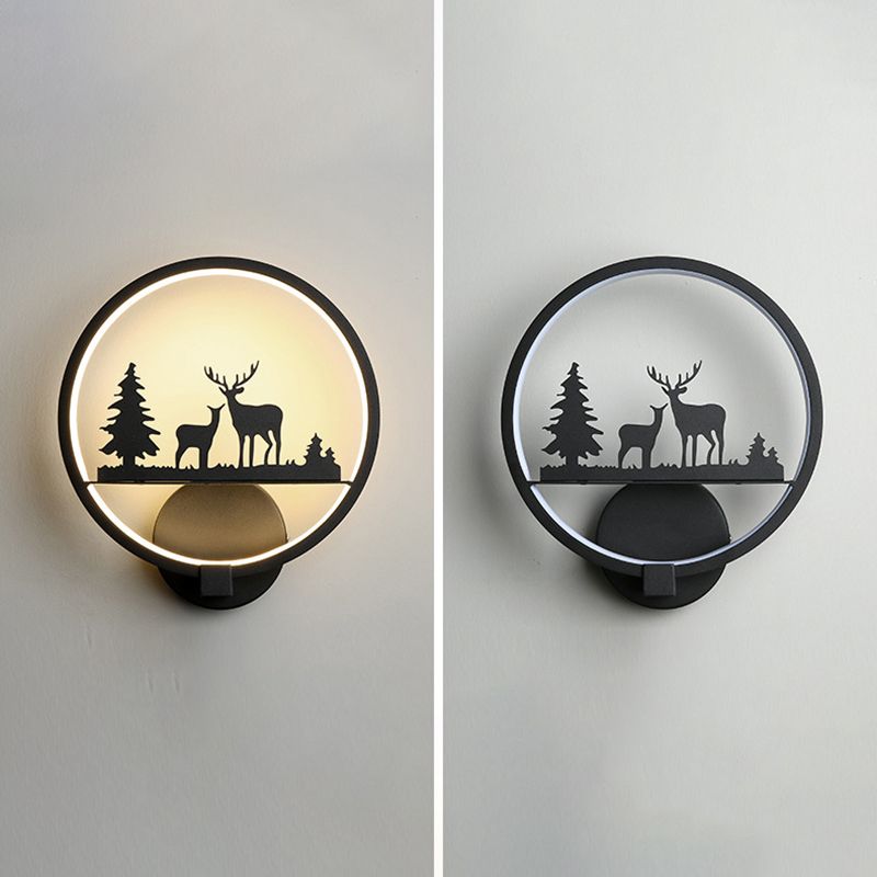 Modern Metallic Wall Light Simple LED Wall Light Sconce for Bedroom