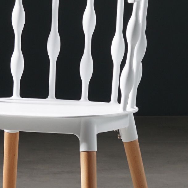 Estilo moderno que cena la silla de madera del brazo lateral del respaldo de la cocina de la silla