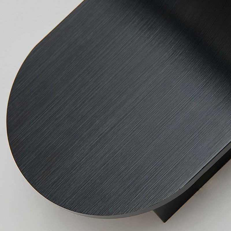 Contemporary Single Black/White Wall Mounted Sconce LED Metal Wall Light