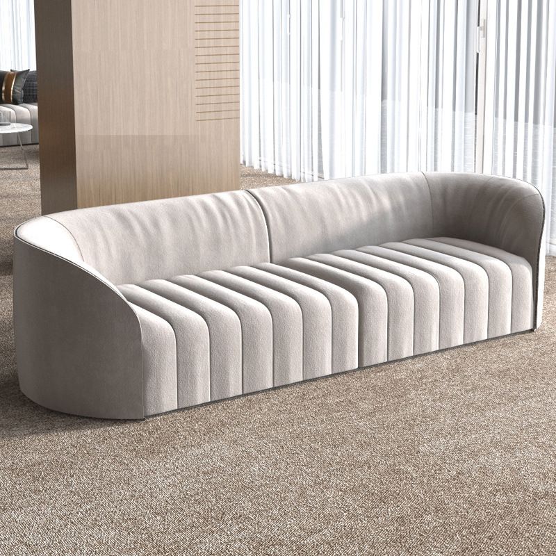 Contemporary Tight Back Standard Sofa Tuxedo Arm Sofa for Living Room