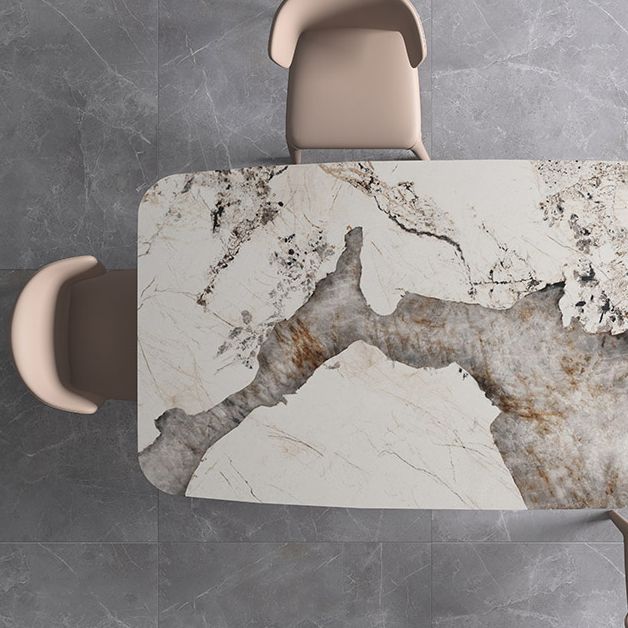 Contemporary¬†Kitchen¬†Dining¬†Room¬†Set with¬†Rectangle Sintered Stone Top¬†Formal¬†Dining¬†Table¬†Furniture