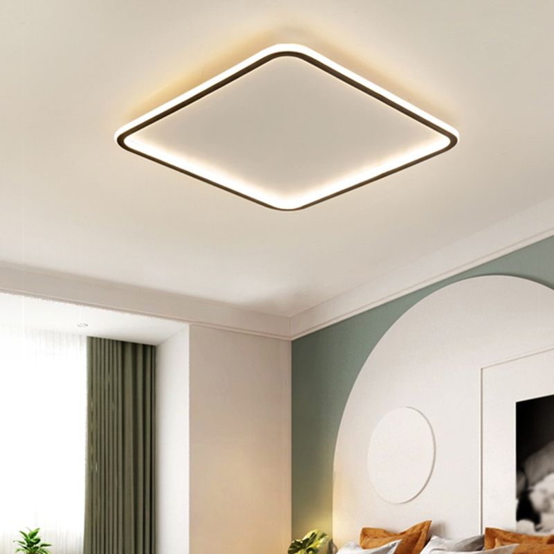 Line LED Plafonnier Acrylique Abat-Jour Simplicité Plafonnier pour Salon