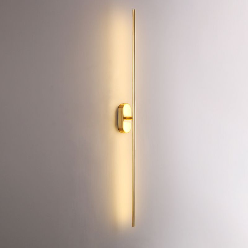 Rotatable Linear Wall Sconce Nordic Style Copper Sconce Wall Light
