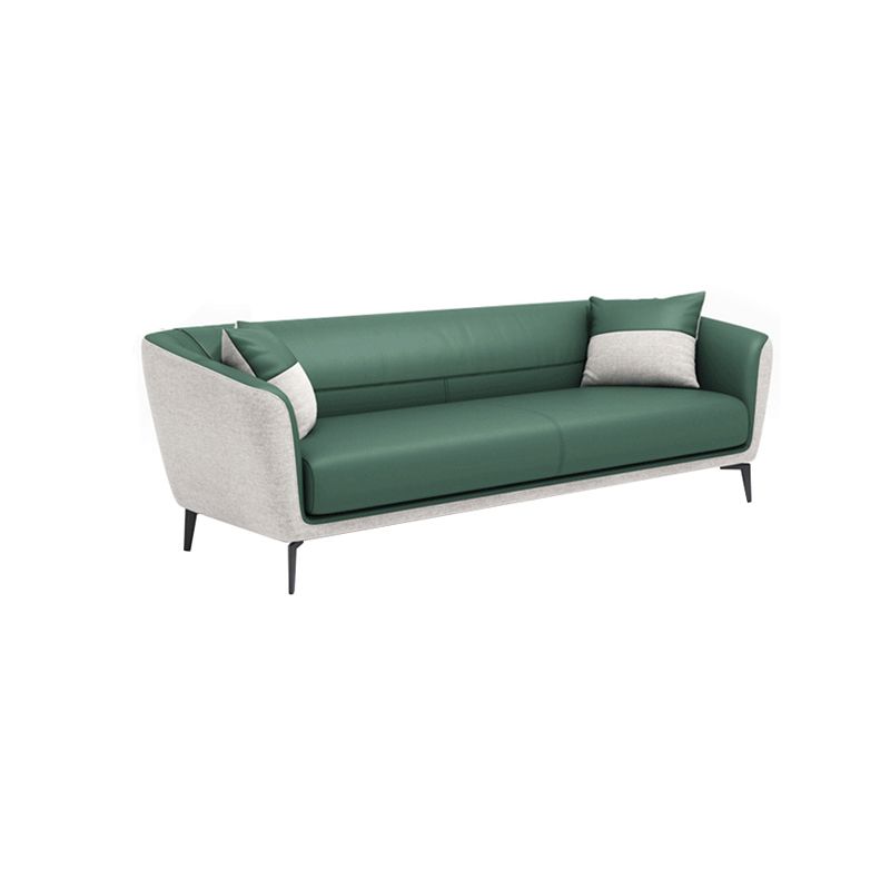 Contemporary Tight Back Leather Settee Couch for 1/2/3 People