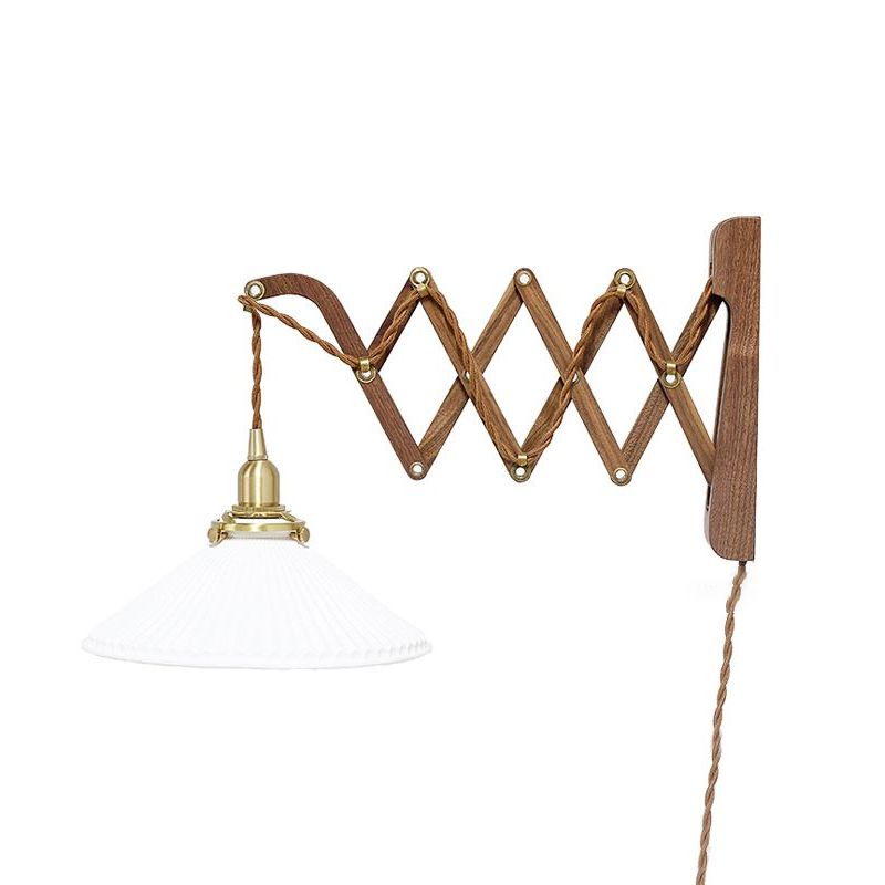 Moderner Stil Geometrischer Wandlampe Licht Holz 1 Lichtwandbeleuchtung Armaturen