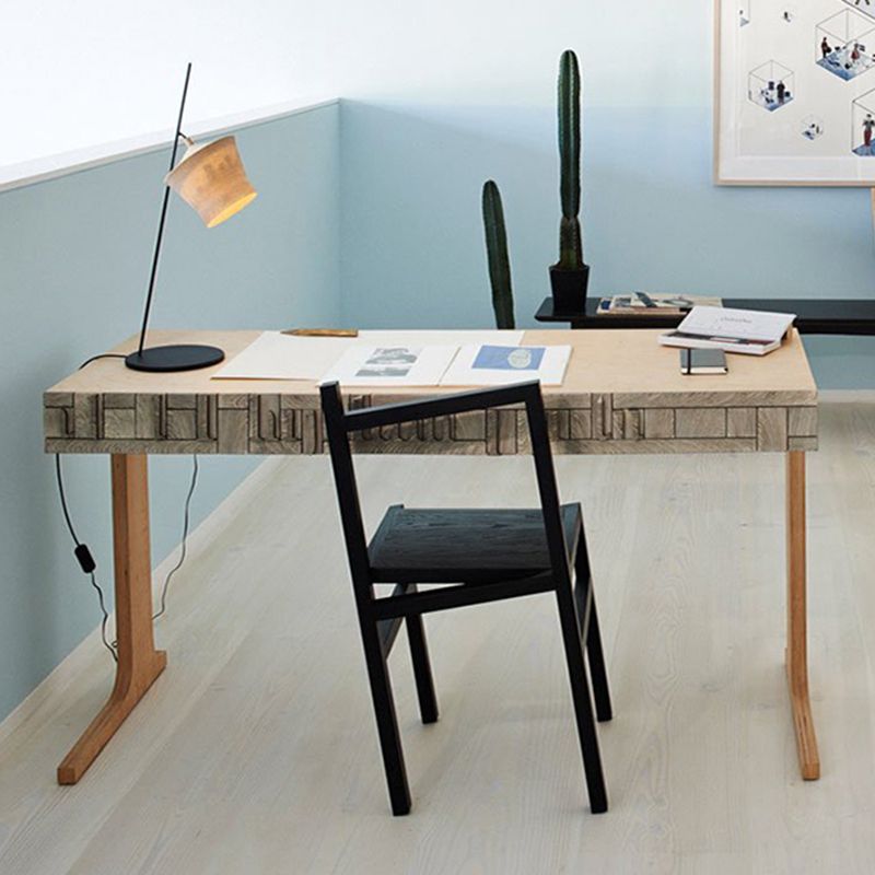 Modern Simple Side Chair Wooden Base Side Dining Chair for Dining Room