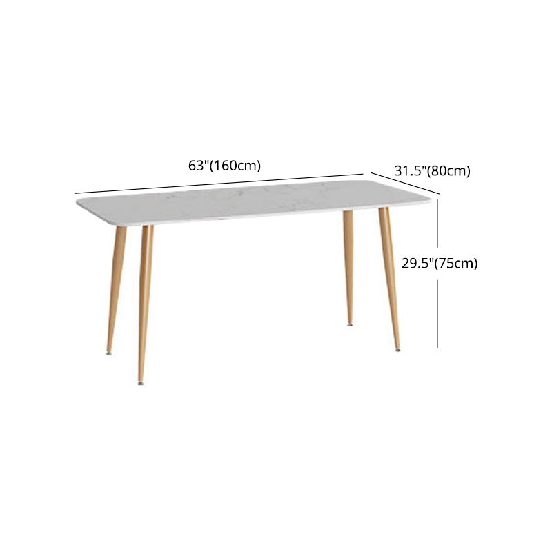 Glam Style 1/4/5 Pieces Dining Set Marble Table Kitchen Set for Dining Room