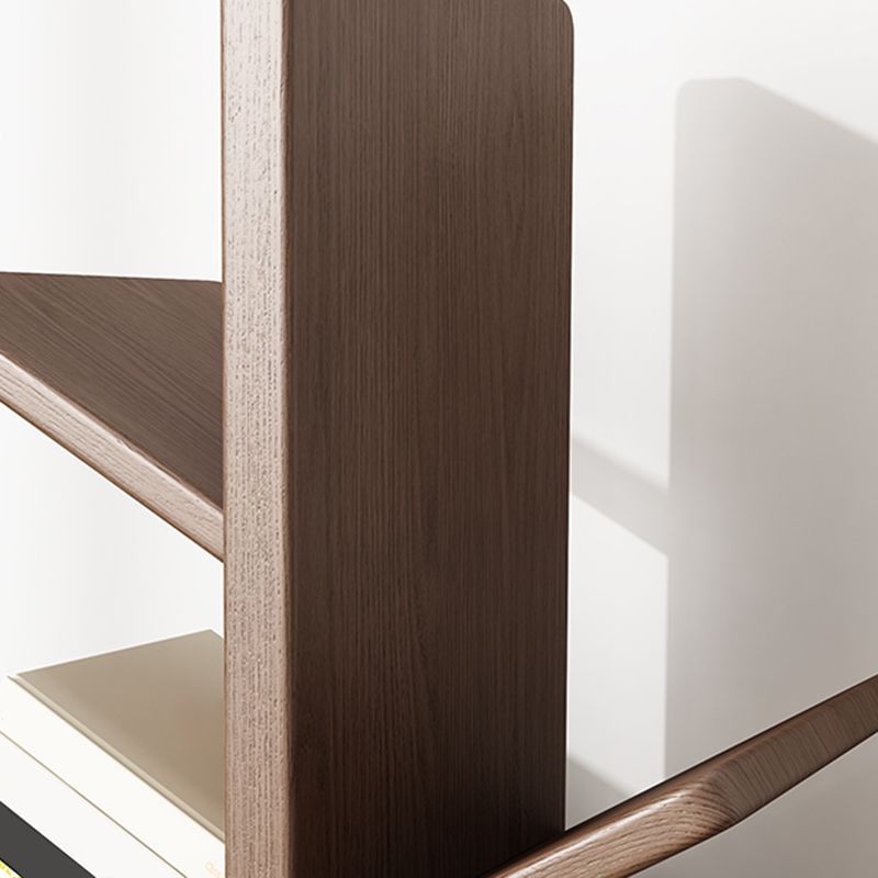Modern Style Open Bookshelf Solid Wood Shelf Bookcase for Home