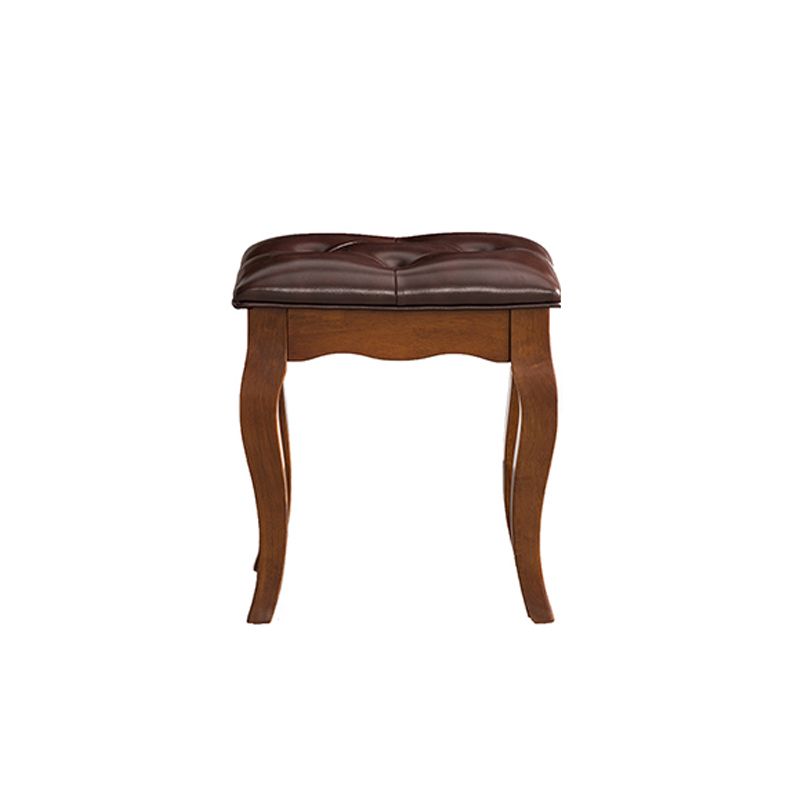 Traditions Rubberwood Vanity Set with Mirror 18.11" Wide Brown Vanity