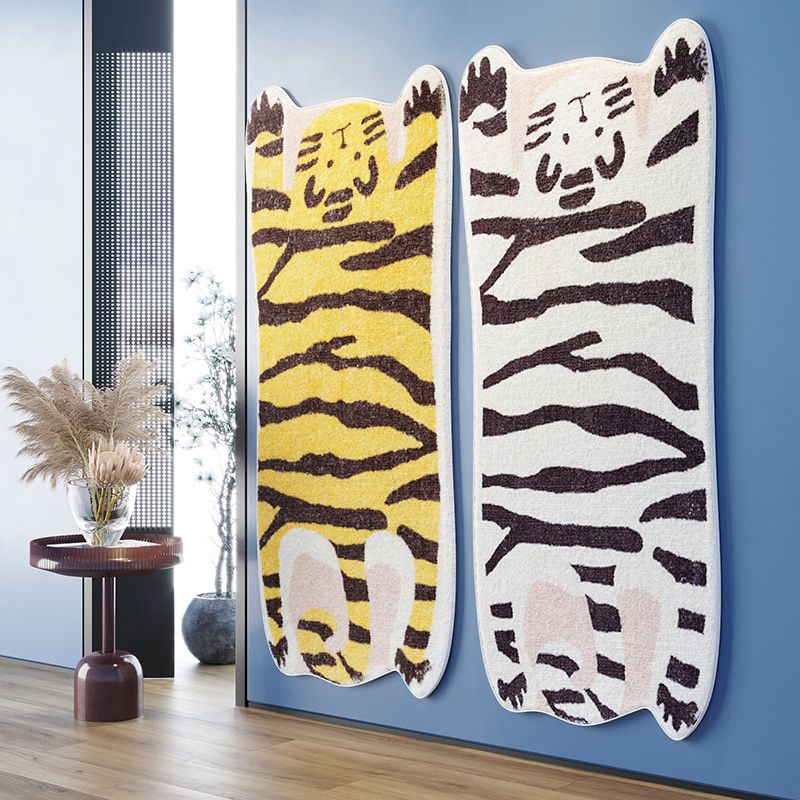 Casual Decoratie Tapijt Multi -kleuren Dierschil Tapijten Polypropyleen Petvriendelijk wasbaar Wasbaar gebied Tapijt