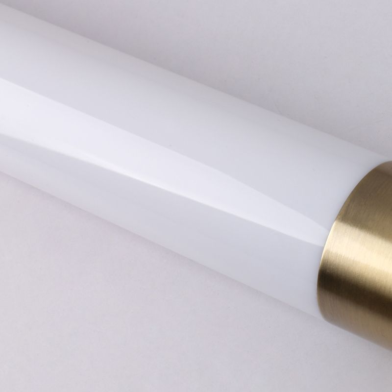 Lampada a sospensione di luce calda/bianca Simplicità Illuminazione a sospensione in oro bianco per camera da letto