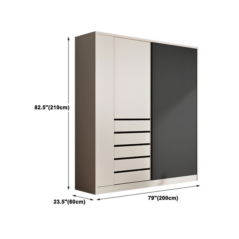 Manufactured Wood Storage Cabinet Contemporary Cabinet with Drawers