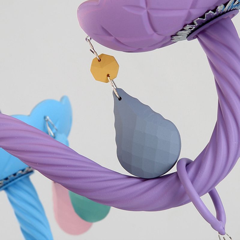 Moderne macaron kaarsenkroonluchter hanger licht metaalhangende hanglampen voor restaurant