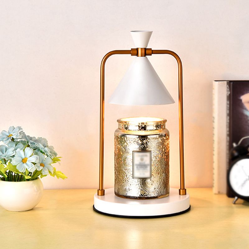 Nordic Style Tischlampe Hornform Bunte Tischlicht für Schlafzimmer (Kerze nicht enthalten)