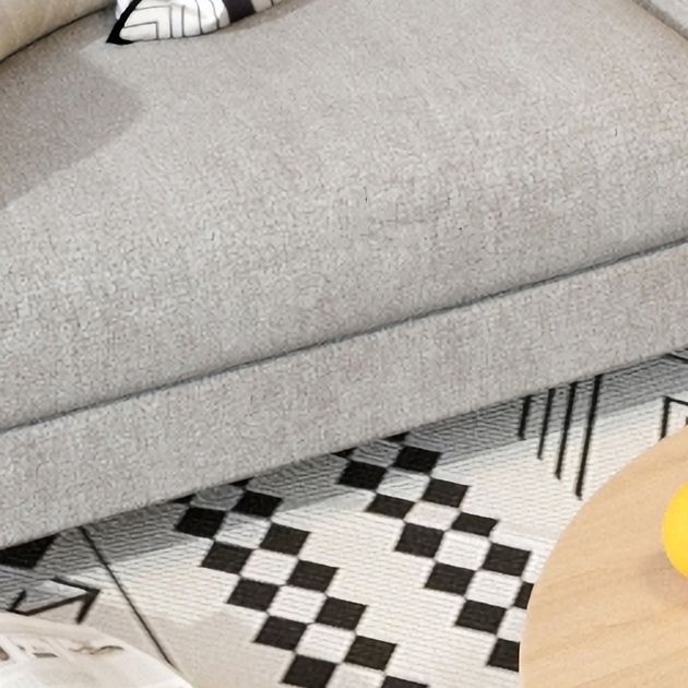 Contemporary Sewn Pillow Back Sofa with Pillow Top Arm for Apartment