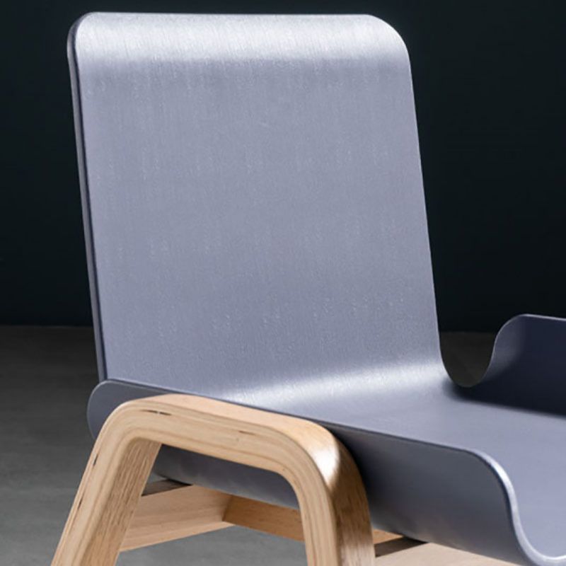 Eigentijdse stijl eetstoelen armloze stoelen voor keuken met houten benen