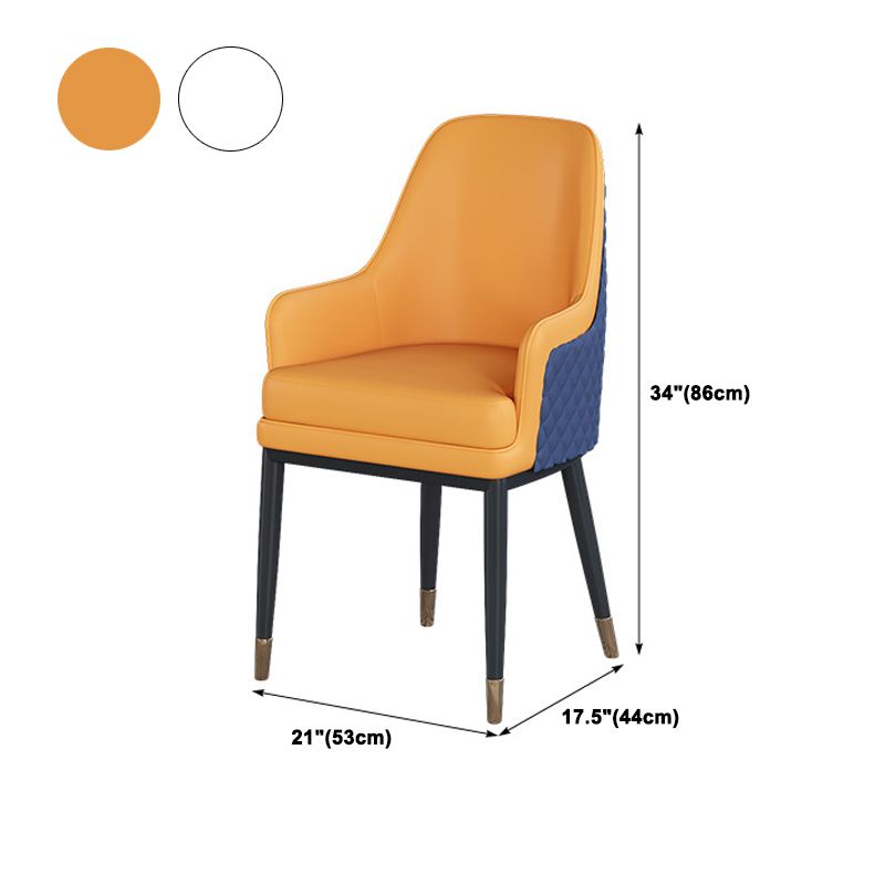 Contemporary Faux Marble Dining Table Set Round 1/2/3/4/5 Pieces Dining Set for Home Use