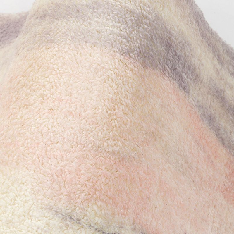 Light Pink Casual Carpet Polyester Line Carpet Washable Carpet for Living Room