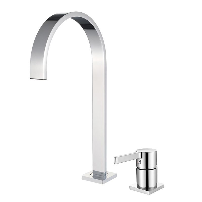 Single Handle Basin Faucet Contemporary Luxury Bathroom Faucet