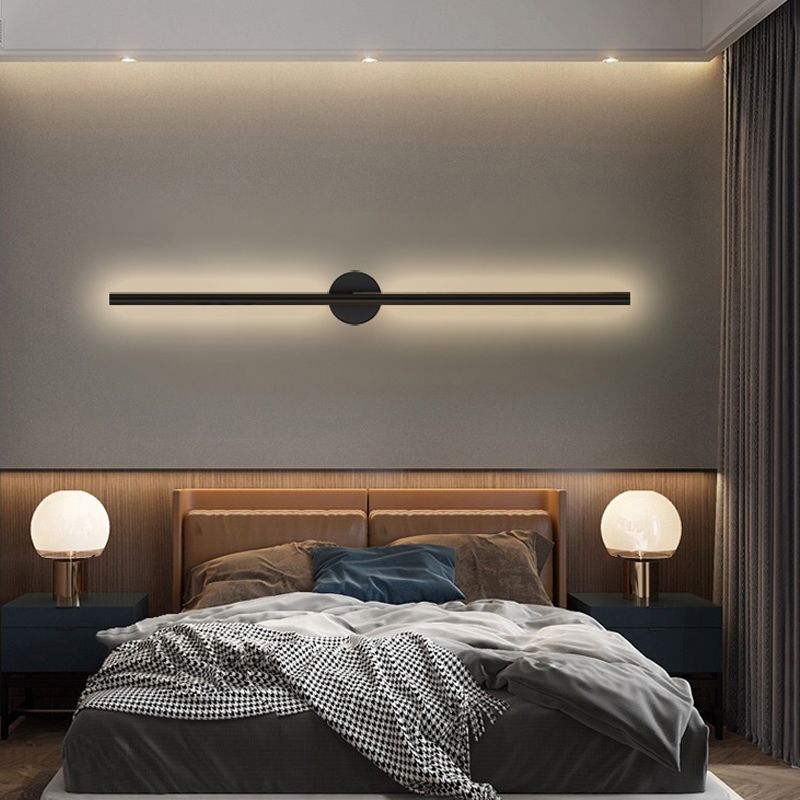 Metal Linear Wall Sconce Lighting Simple LED Wall Mounted Lighting