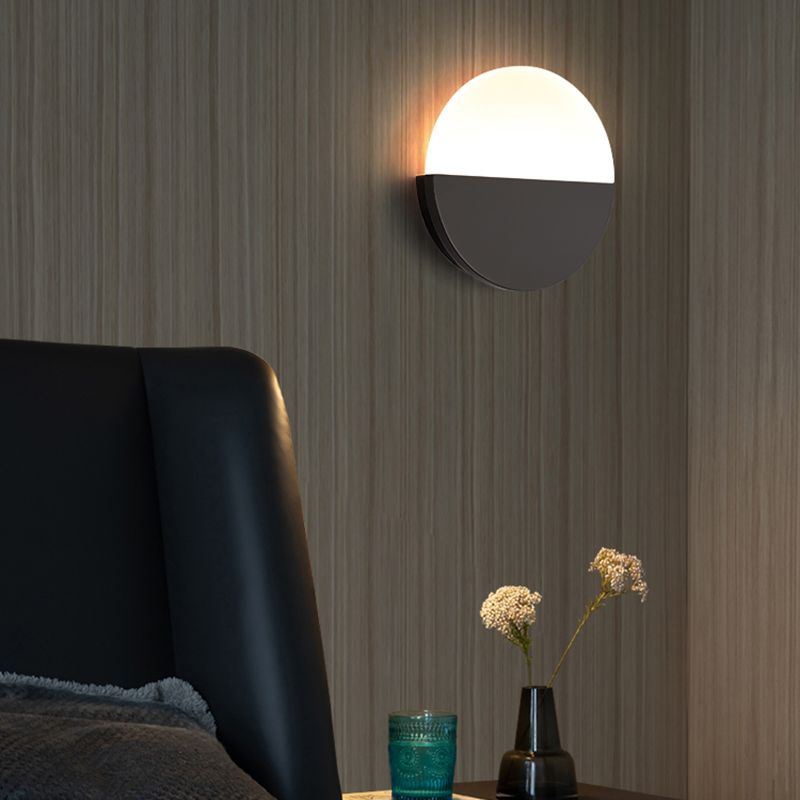 Modern Nordic LED Circle a parete Montata a parete Light Acrilic Wall Lamp per corridoio