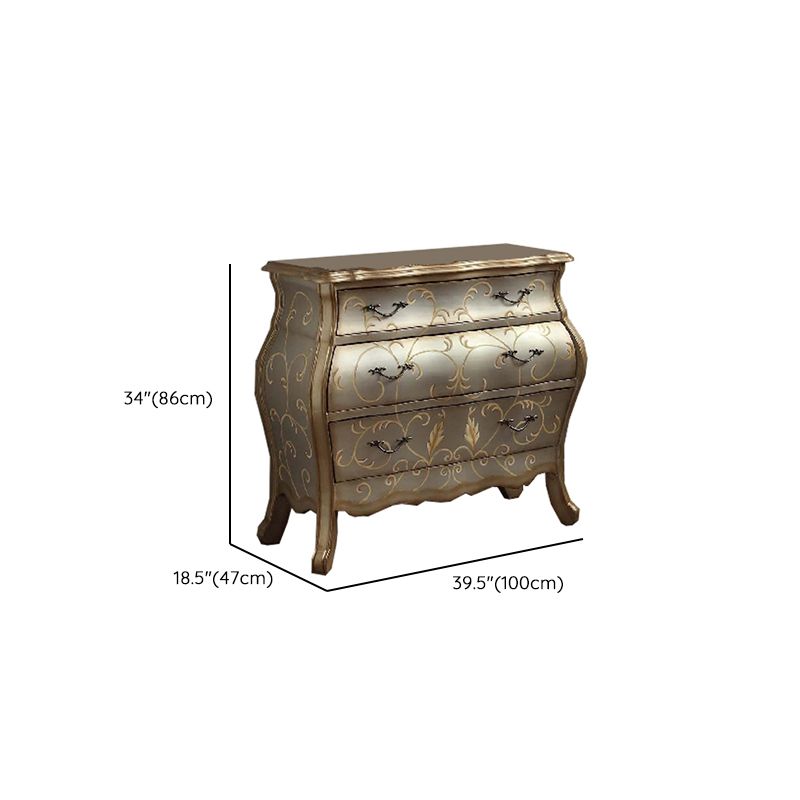 Traditional Storage Chest Solid Wood Dresser with 2/3 Drawers
