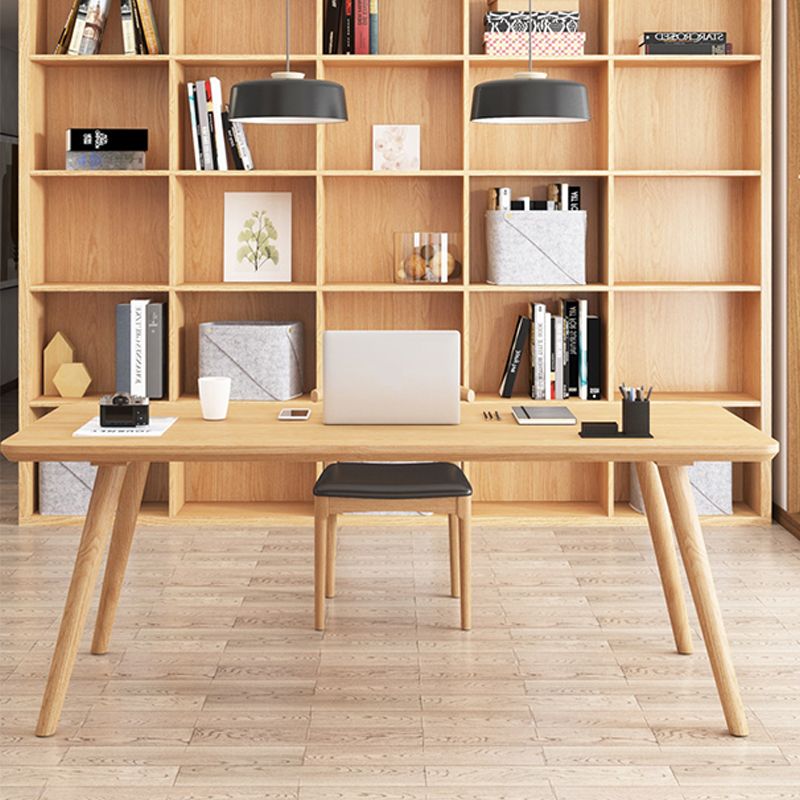Contemporary Solid Wood Dining Table Natural Dining Table for Dining Room